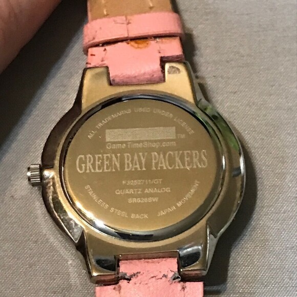NFL Green Bay Packers Pink Game Time Watch - Picture 5 of 5